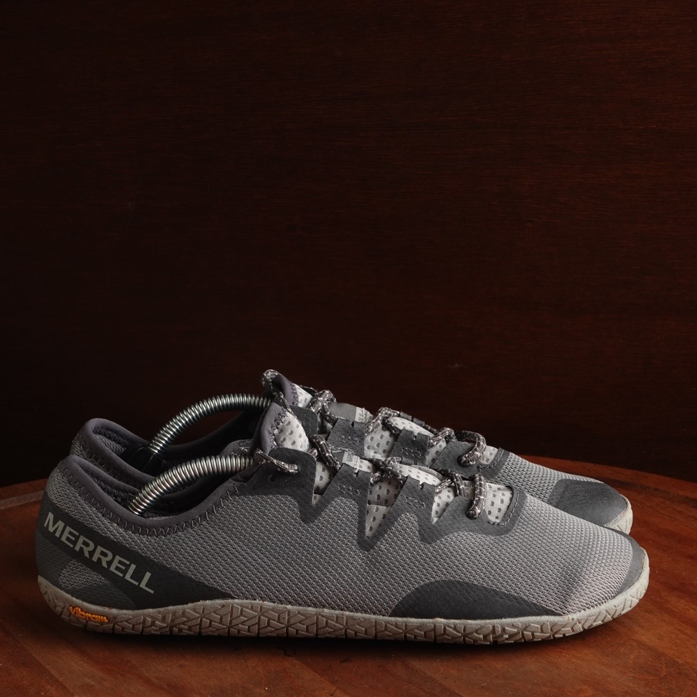 Merrell Barefoot Sneakers WMS SZ 9 Gray Vapor Glove 5 Outdoor Trail Running Shoe